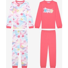 Penti Kız Çocuk Birds 2li Çok Renkli Pijama Takımı