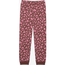 Penti Kız Çocuk Leopard 2li Çok Renkli Pijama Takımı