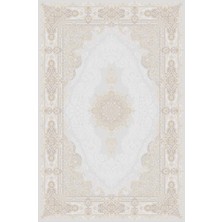 Artemis Halı Palace 08021a Krem Vizon Klasik Retro Ipek Halı
