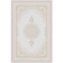 Artemis Halı Palace 08022a Krem Vizon Klasik Retro Ipek Halı
