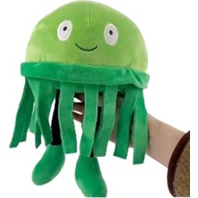 Shitai 30CM Yeşil Denizanası Peluş Bebek Çocuk Hediyesi (Yurt Dışından)