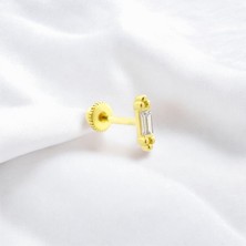 Glorria Altın Baget Helix Piercing