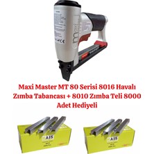 Maxi Master mt 80 Serisi 8016 Havalı  Zımba Tabancası + 8010 Zımba Teli 8000 Adet Hediyeli