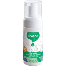 Siveno %100 Doğal Yüz Temizleme Köpüğü Yağlı Ciltler İçin Makyaj Siyah Nokta Sivilce Vegan 100 ml