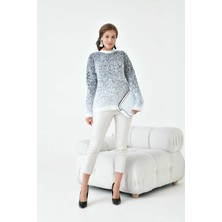 FTZ Women Kadın Geçişli Kazak  Ekru 20942