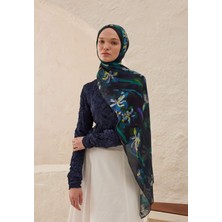 Estelle Desen Rami Şal Lacivert