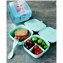 Elsa Lisanslı Okul Çantası Beslenme Çantası Suluk Kalemlik Kab 5li Set