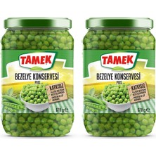 Tamek Bezelye Konserve 670 gr Cam x 2 Adet