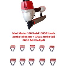 Maxi Master 100 Serisi 10050 Havalı  Zımba Tabancası + 10025 Zımba Teli 6000 Adet Hediyeli