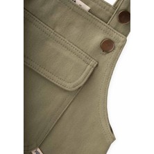 Cigit Gabardin Salopet 2-7 Yaş Olive