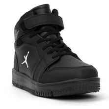 Cool Haykat Uzun Siyah Erkek Çocuk Sneaker Spor Ayakkabı