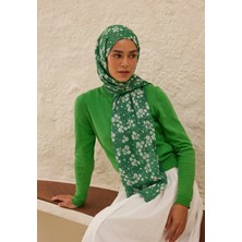 Papatya Desen Rami Şal Yeşil