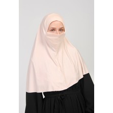 Manolya Şal Pratik Eşarp Peçeli-Peçesiz Hazır Türban Sufle