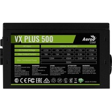 Aerocool AE-VXP500A Vx Plus 500W 38A 12V Aktif Pfc Güç Kaynağı