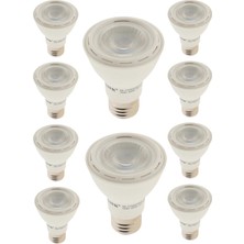 Şavk 7W 3000K (Sarı Işık) PAR20 E27 Duylu LED Spot Ampul (10 Adet)
