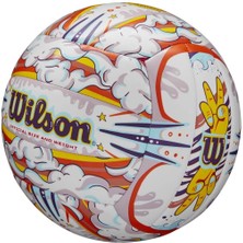 Wilson Plaj Voleybol Topu Graffiti Peace Vb White/orange Of WV4006901XBOF