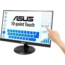 21.5 Asus VT229H IPS 5ms 60MHZ 1xvga 1xhdmı Fhd 1920X1080 Hoparlör Çerçevesiz Düşük Mavi Işık Dokunmatik Ekran Vesa