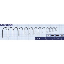 Mustad Olta Iğnesi 225N 50LI Standart-No:1