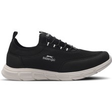 Slazenger ALDO I Erkek Sneaker Koşu & Yürüyüş Ayakkabısı Siyah / Beyaz