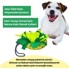 Havhav Wufsalad Orta ve Küçük Irk Köpekler Için Yavaş Besleme Koklama Matı Köpek Zeka Oyuncağı