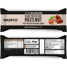 Waspco Vegan Protein Bar Fındıklı ve Hurmalı 40 gr x 12 Adet