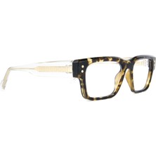 Snob Milano Giuan Mari Leopar Şeffaf Unisex Optik / Güneş Gözlüğü