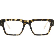 Snob Milano Giuan Mari Leopar Şeffaf Unisex Optik / Güneş Gözlüğü