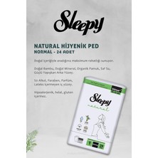 Sleepy Natural Hijyenik Ped Normal 24 Adet 17 Al 15 Öde ve Doğal Islak Mendil 50 Li