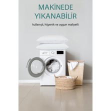 Teksnil Home 10 Adet Fermuarlı Yastık Astarı  50 x 70 cm  Fermuarlı Beyaz Yastık Kılıfı  Yastık Iç Kılıfı  Yastık Şiltesi  Yastık Milti