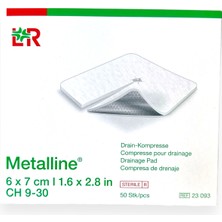 Lohmann Rauscher Metalline Trakeostomi Kanül Pedi 6 x 7 cm 50 Adet