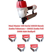 Maxi Master 100 Serisi 10050 Havalı  Zımba Tabancası + 10025 Zımba Teli 6000 Adet Hediyeli