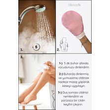 Bistopia Banyo Duş Kesesi Peeling Eldiveni Doğal Bakım İpek Kadın ve Erkek