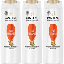 Pantene Şampuan Pro-V Doğal Sentez Yağ Terapisi 350 ml x 3