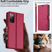 YH Market Samsung Galaxy S20 Fe Kickstand Için Flip Case Cüzdan Kılıf Pu Deri 2 In (Yurt Dışından)