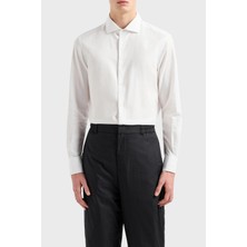 Emporio Armani % 100 Pamuk  Regular Fit Gömlek Erkek Gömlek 6D1C86 1nıuz F119