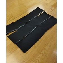 Kumaş Parça Ribana Siyah En:  48 cm 1 Adet = 5 Parça