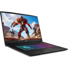 Msı Katana 17 Intel Core I7 13620H 24GB 1tb SSD RTX4070/8GB 17.3" Fhd 144Hz Fdos Taşınabilir Bilgisayar & Per4 Çanta B13VGK1287XTRP313