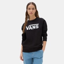 Vans Kadın Siyah Sweatshirt Vans Classic V Bff Crew VN000A5QBLK1