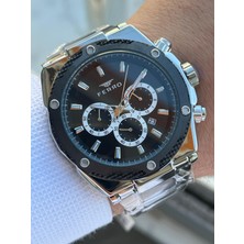 Ferro Çelik Kordon Iç Fonksiyonları Aktif Chronograph 30 mt Su Geçirmez Erkek Kol Saati EFM.31397.J2