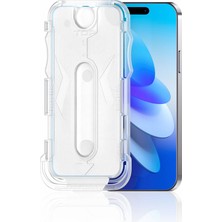 Gpack iPhone 16 Plus Ekran Koruyucu Cam Kolay Kurulum 5d Magic Glass Şeffaf