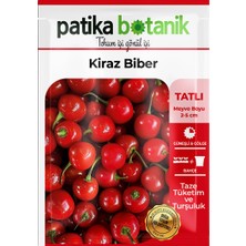 Patika Botanik 200 Adet Kiraz Biber Tohumu (Tatlı)