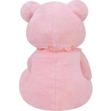 Pileli Store Yumoş Ayı 47 cm Pembe Pelüş Ayı Sevgiliye Hediye