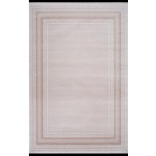 Artemis Halı Couture 05229a Bej Kemik Çerçeve Desenli Ipek Halı