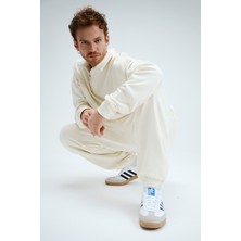 Erkek Timeless Jogger Krem Eşofman Altı