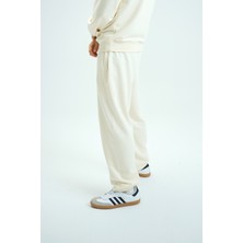 Erkek Timeless Jogger Krem Eşofman Altı