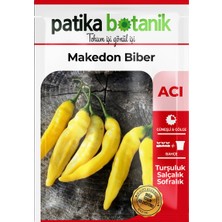 Patika Botanik 200 Adet Makedon Biber Tohumu (Sarı, Turşuluk)