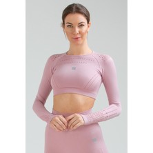 Speedlife Bordo Slim Fit Bisiklet Yaka Seamless Kadın Sporcu Sütyeni Bra SSF0004