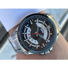 Ferro Çelik Kordon Iyon Kaplama Kasa Tasarım Seri 30 mt Su Geçirmez Erkek Kol Saati EFM.F11201.J2