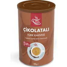 Kahve Tiryakisi Çikolatalı Türk Kahvesi 250 gr Teneke