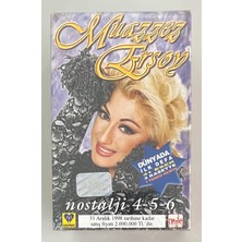 Neşe Müzik Muazzez Ersoy Nostalji 4-5-6 Kaset 41 Şarkı 3 Kasetlik Set (Jelatininde Sıfır Orjnal Dönem Baskı 3 Kaset)